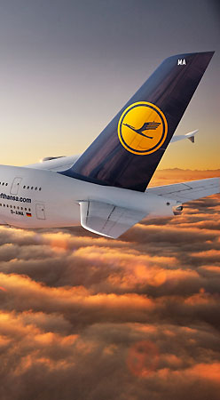 Billig fly med Lufthansa