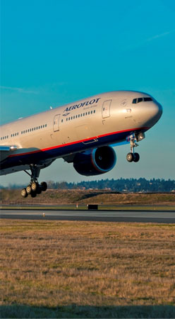 Billig fly med Aeroflot