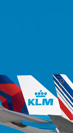 Billig fly med Air France, KLM och Delta