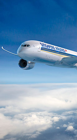 Billig fly med Singapore Airlines